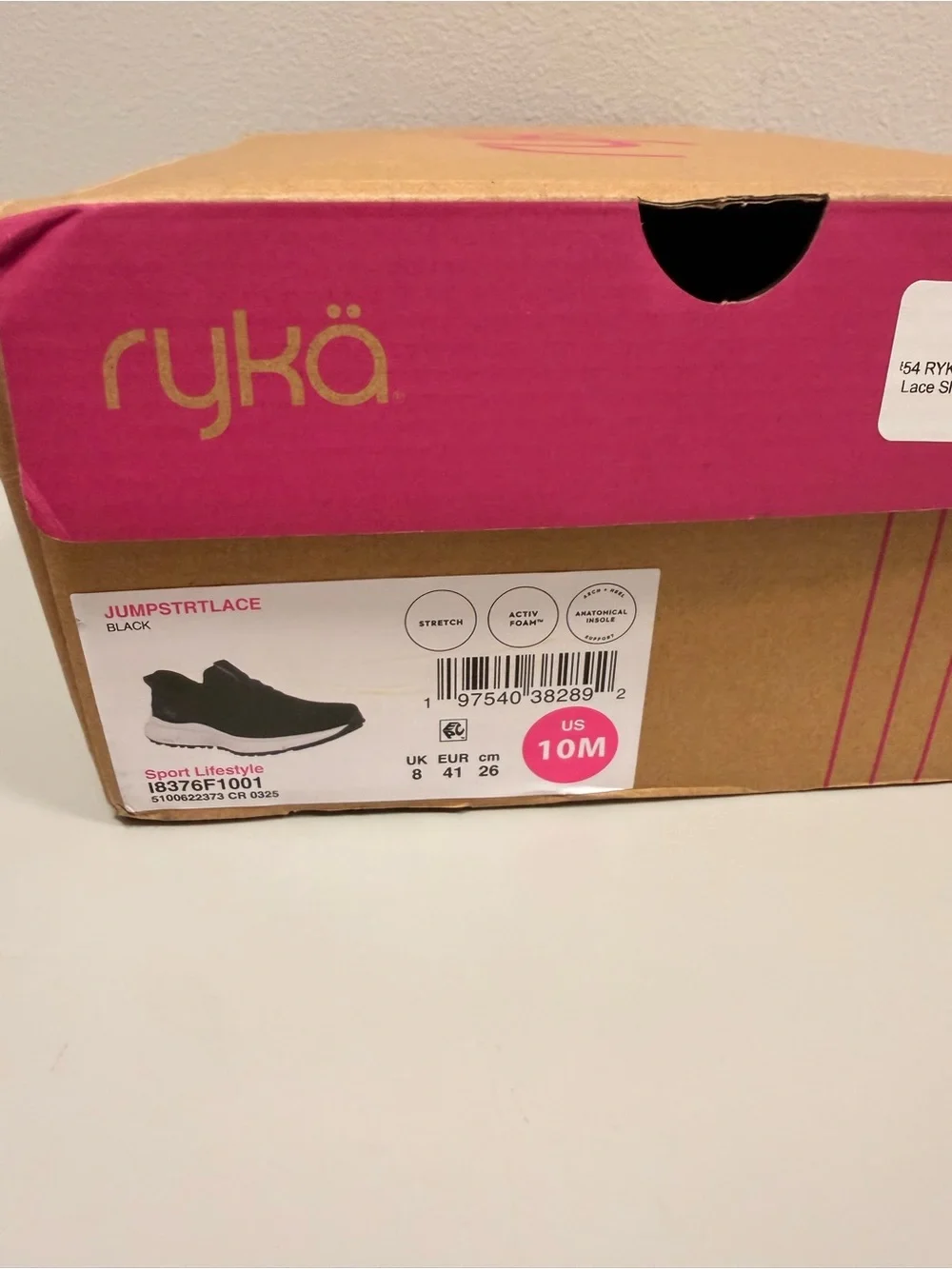 Ryka Black Knit Slip-On Athletic Sneakers